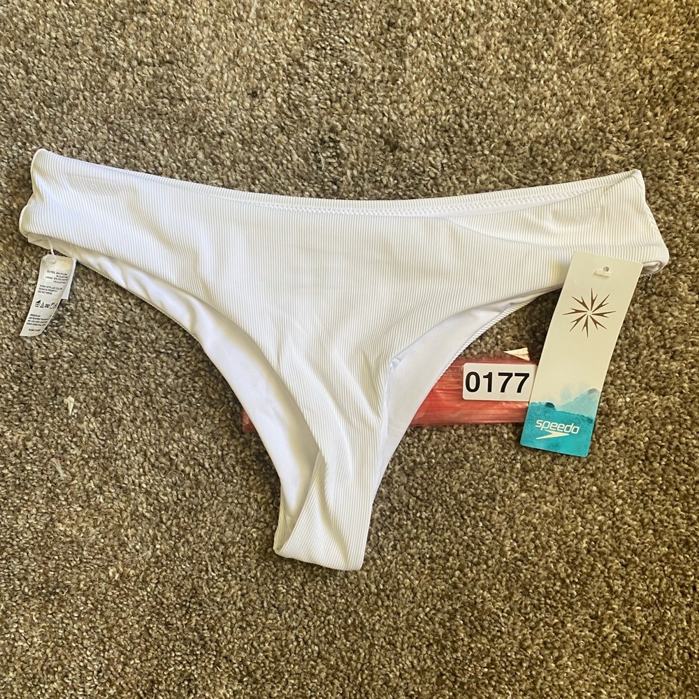Speedo Olivia Bottom SM NWT white. #0177 - Picture 4 of 6